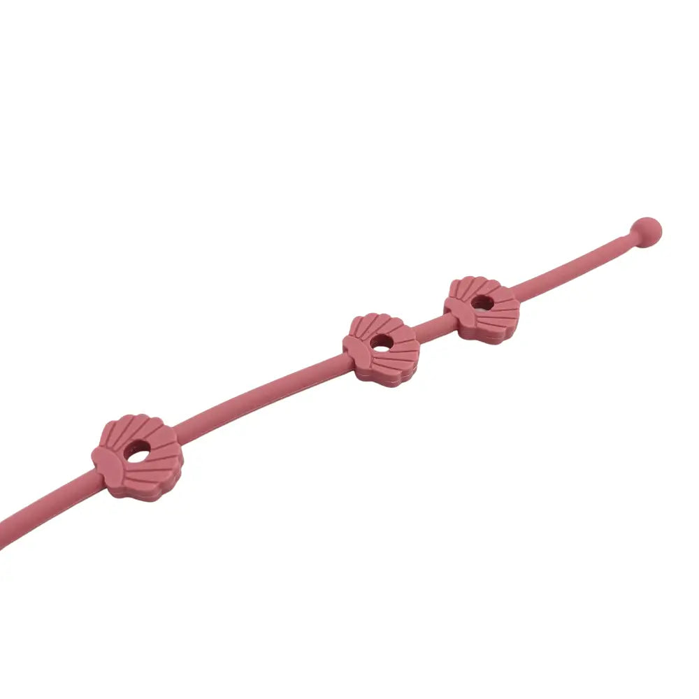 Sauber-Clip - Silikonkette - Befestigung für Babyspielzeug, Fläschchen uvm